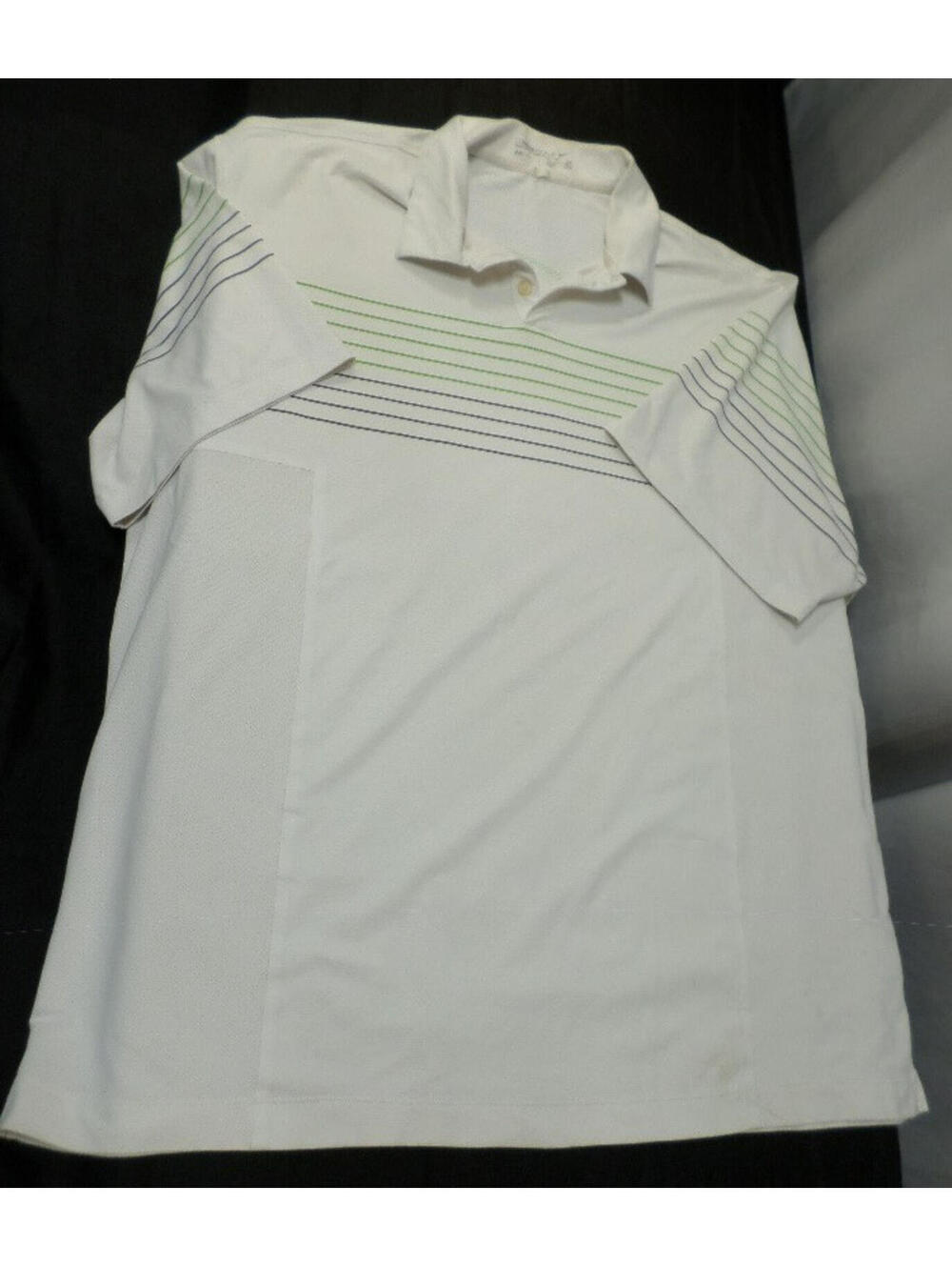EUC CLEAN DESIGNER NIKEGOLF DRI-FIT GOLF POLO WHITE SHIRT SIZE XX-LARGE